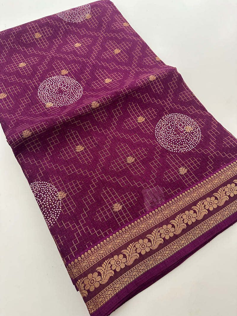 Tussar Fancy Saree -J22