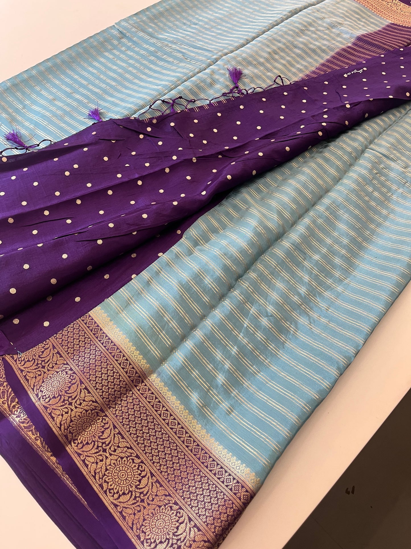 Designer Crape silk saree