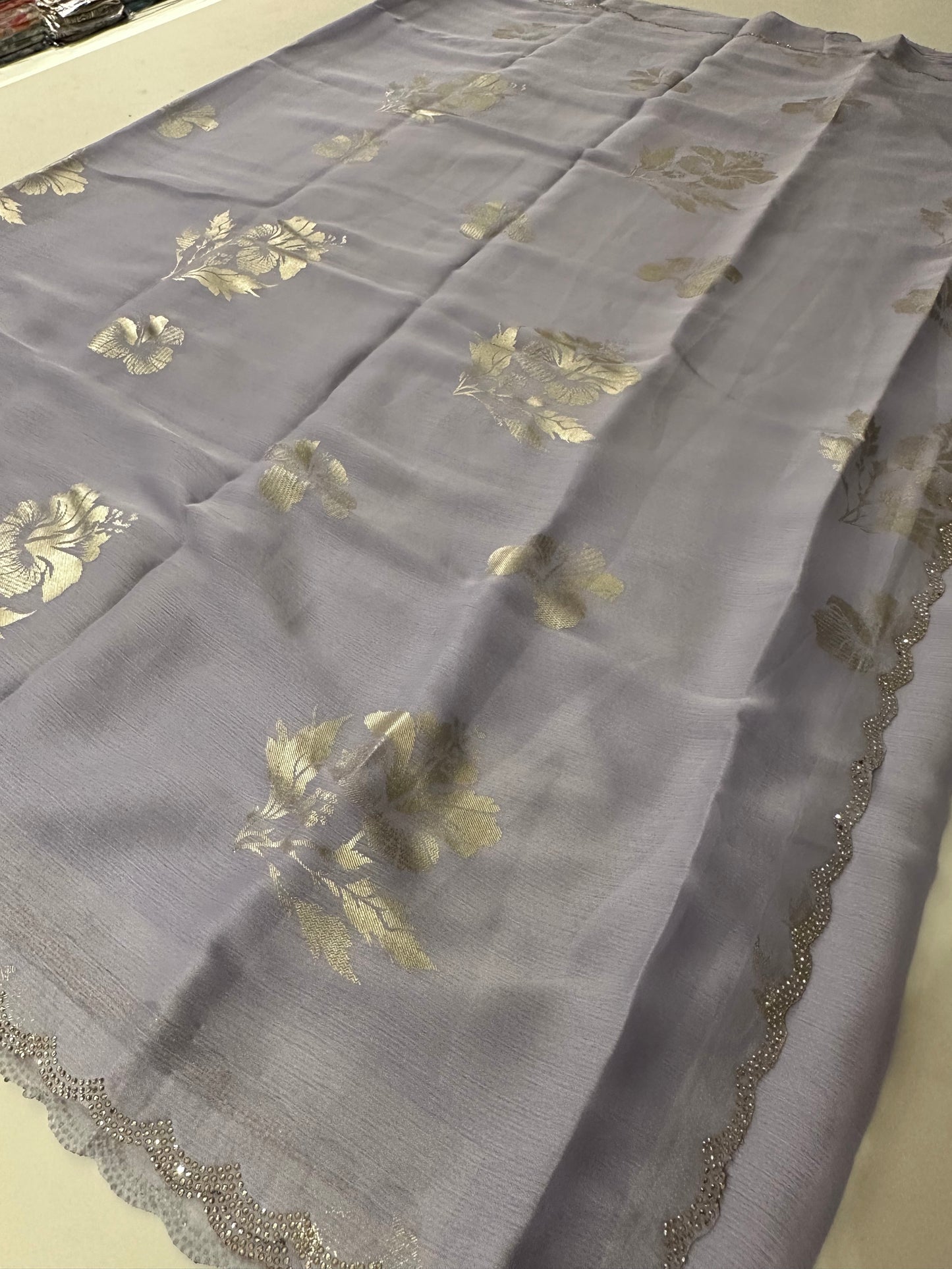 Foil Print Chiffon-J2