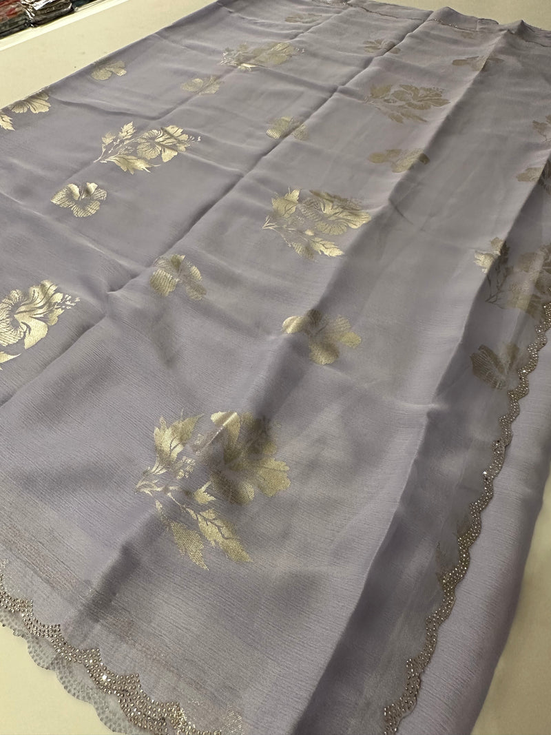 Foil Print Chiffon-J2