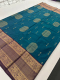 Semi Kanchi Silk Saree-JU15