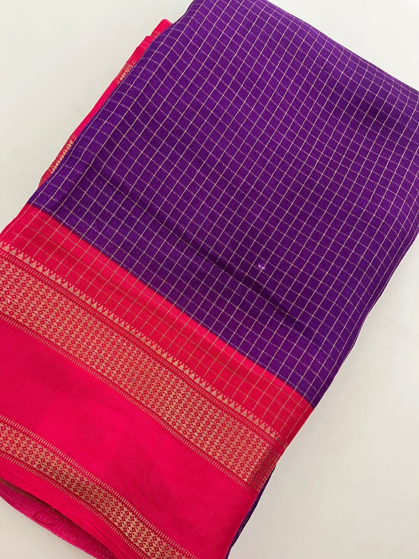 Crepe chiffon Saree