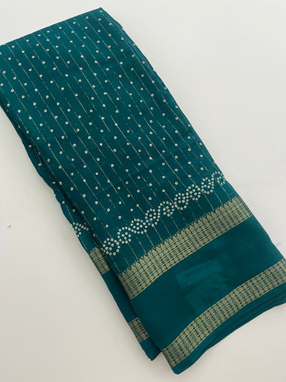 Tussar Silk Print