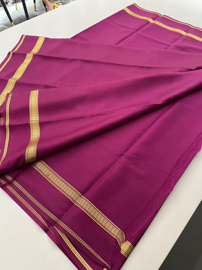 Pure Mysore  Crepe  Silk