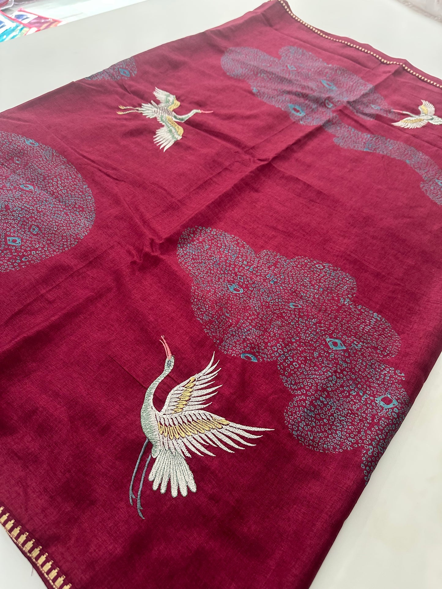 Premium Tussar weaving Buttas-M4