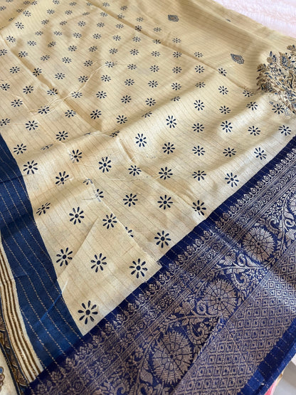 Tussar fancy-109