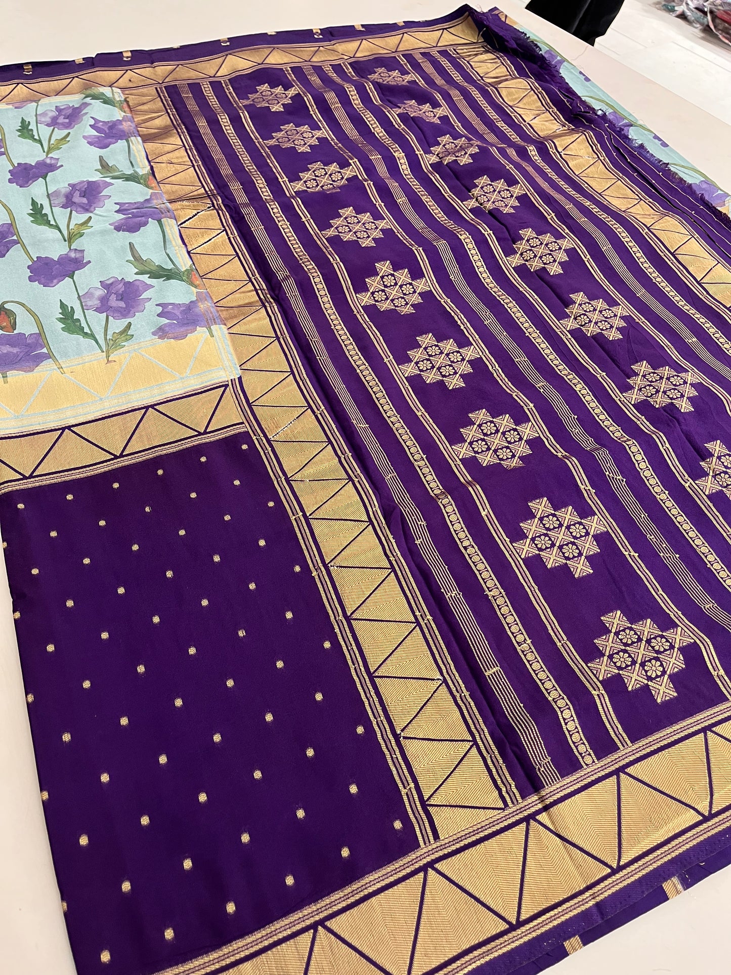 Ap18 printed crape silk