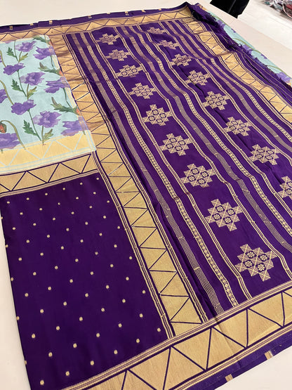 Ap18 printed crape silk