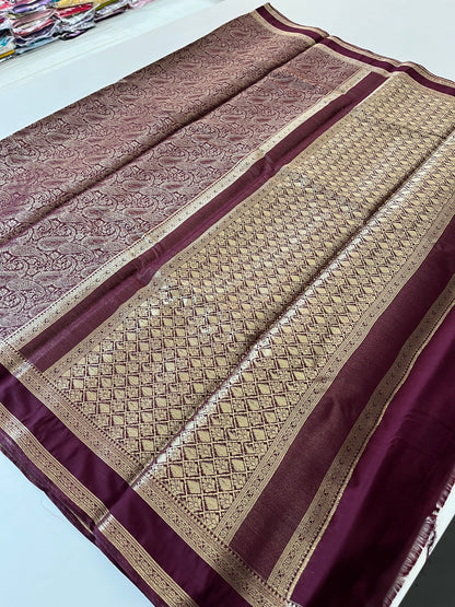 Banarasi brocade soft silk