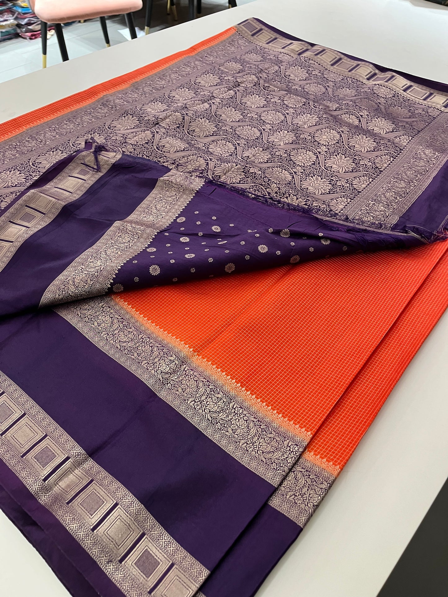 Crepe Banarasi Saree