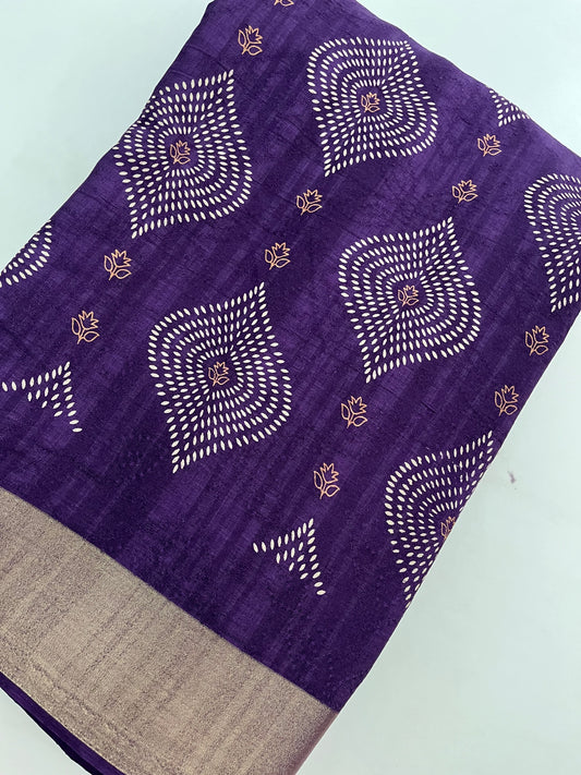 Ju11 Tussar Chiffon