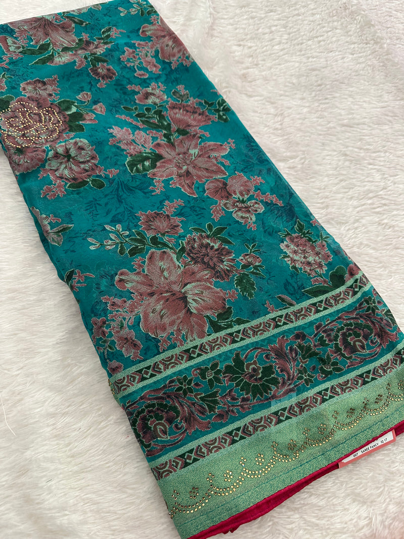 Brosso Fancy Saree New-JU10