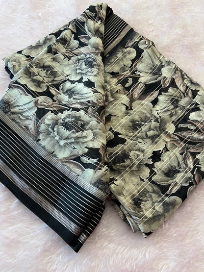 Printed chiffon