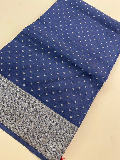 Banarasi Fancy Silver Butties