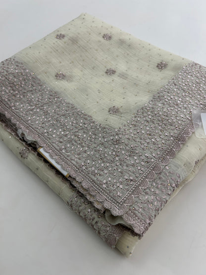 Organza Work Saree-M30