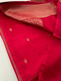 Viscose Chinnon Soft Silk & Self Matching Blouse Piece🌹 - AU10