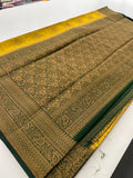 New collection in South Cotton Silk sarees for Varmahalaxmi with contrast matching blouse piece🌹-AU3