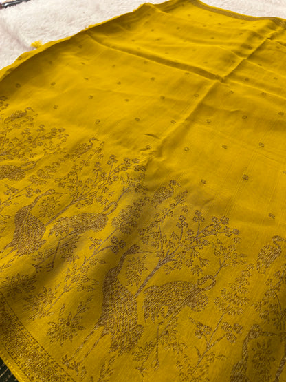 Premium Jute Tussar Fancy Saree-M14