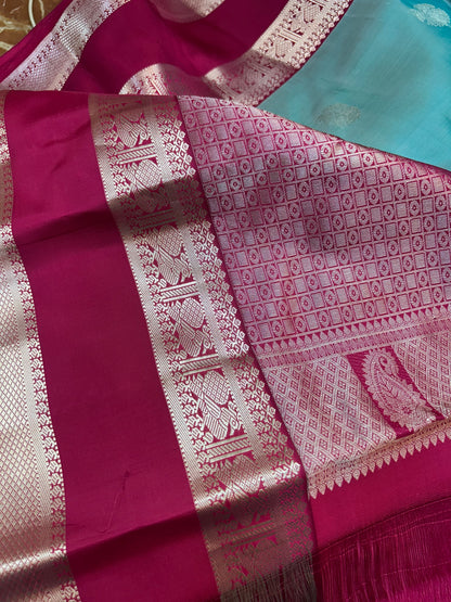 PURE KANJEEVARAM SILK BENTEX BORDER-SILK0810