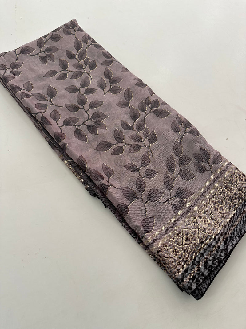 Brosso Fancy Leaf Printed-J18