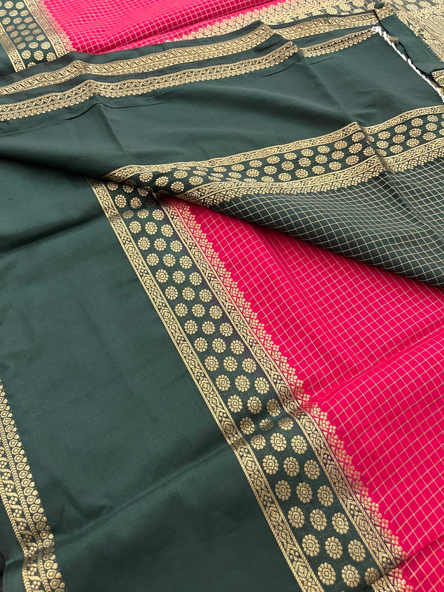 Designer crape silk