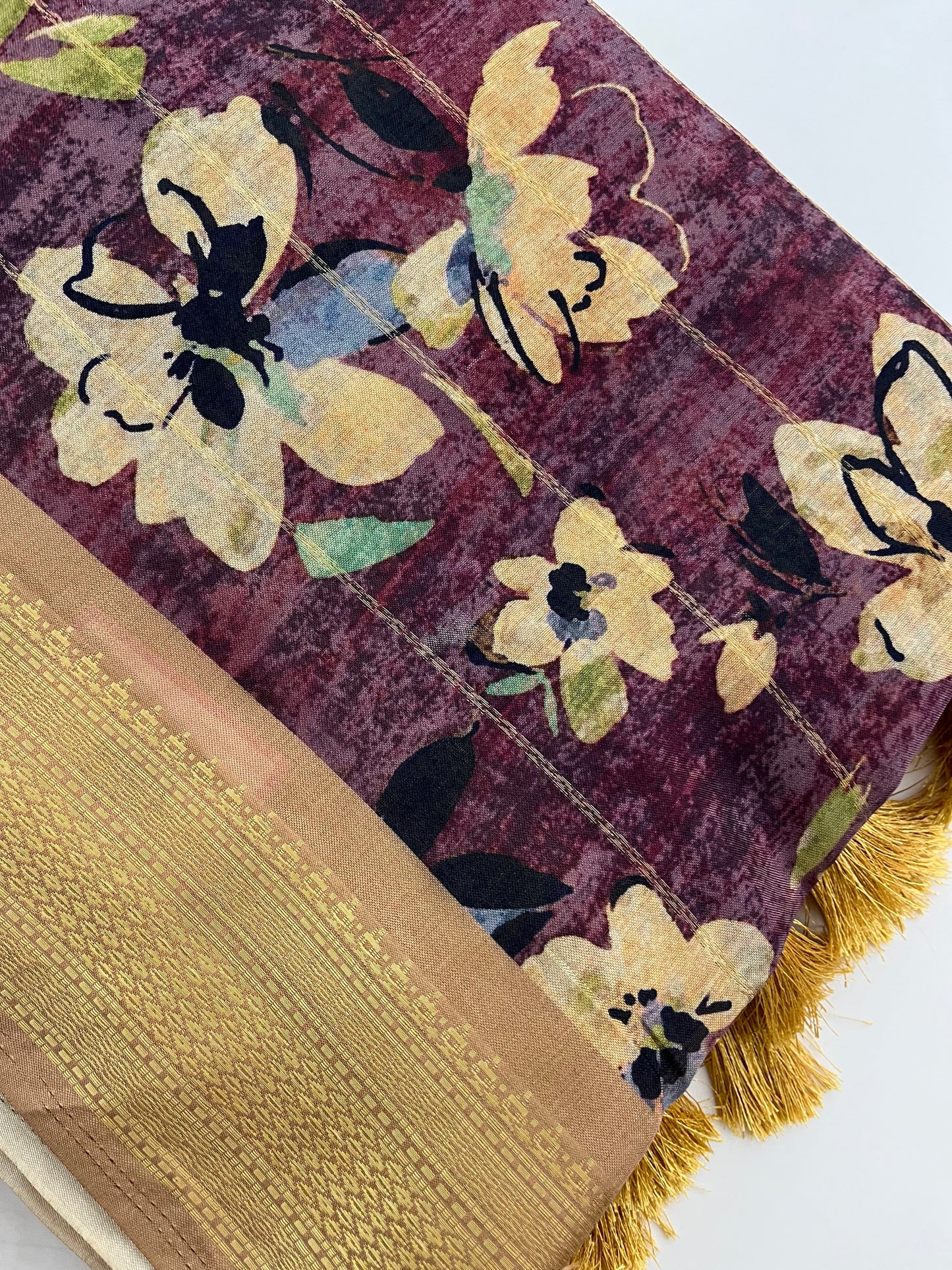 Printed Tussar Fancy
