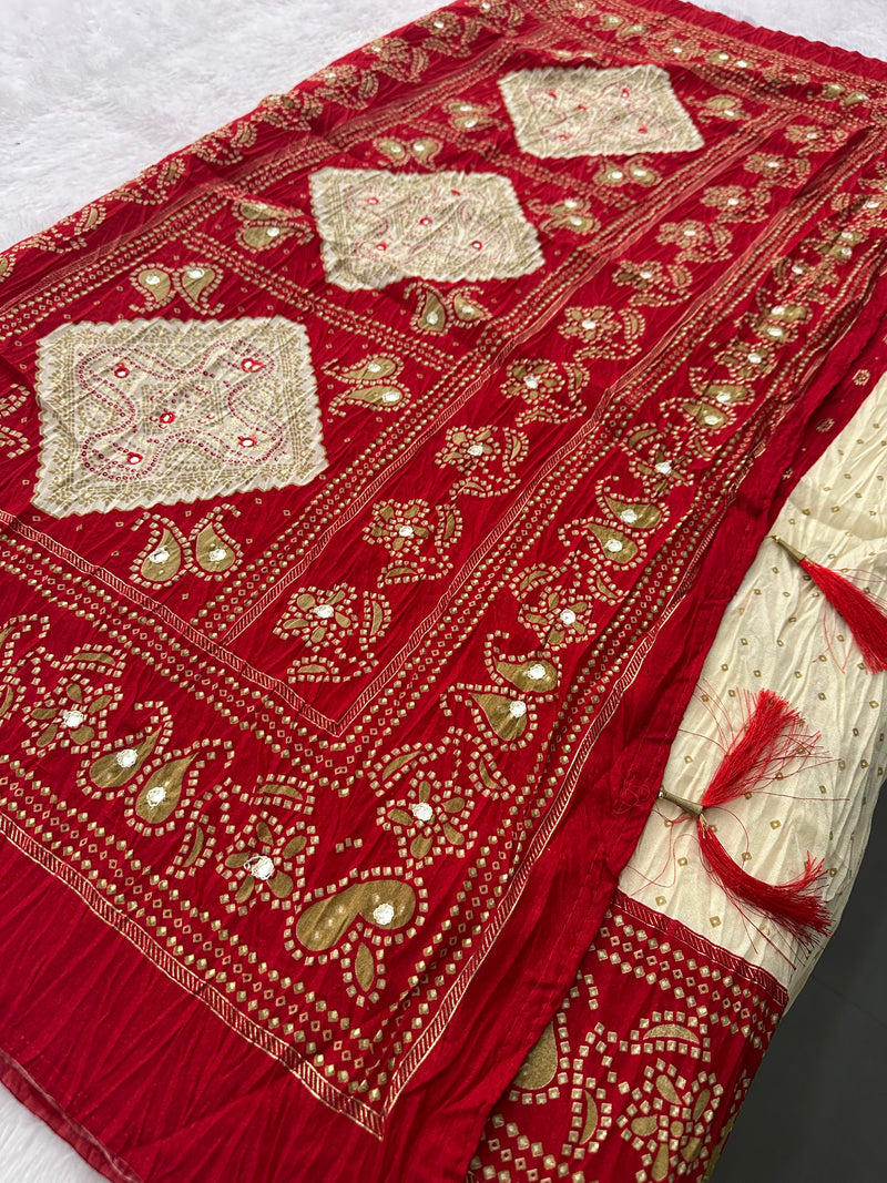 Crush Patola Fancy Saree-JU5