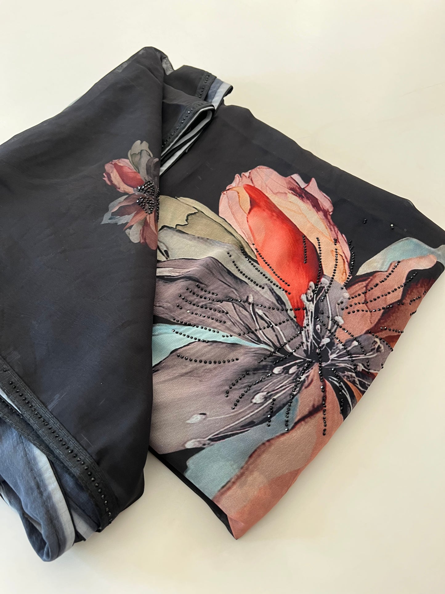 Crape Chiffon Small Butta