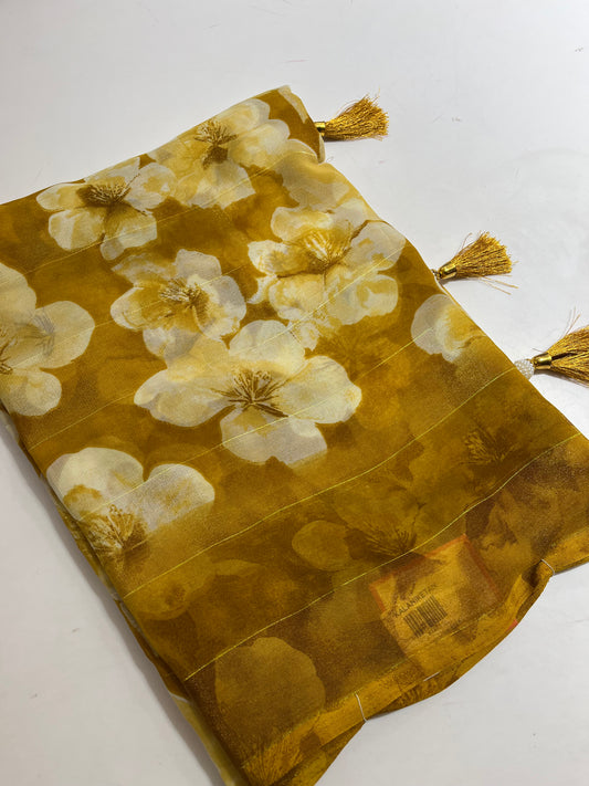 Printed chiffon