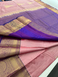 New collection in Kanchi Semi Silk sarees for Varmahalaxmi with contrast matching blouse piece-JU29