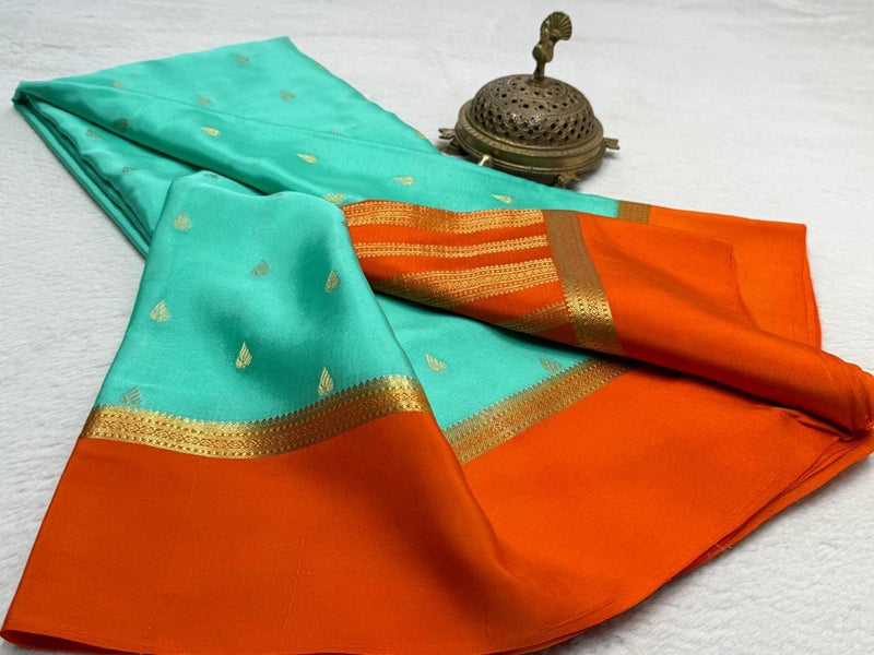 Semi Mysore Silk Saree