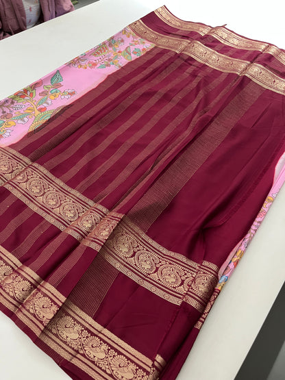 Ju10 Printed Semi Mysore Silk