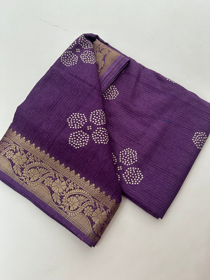 Tussar Chiffons Lines-J13