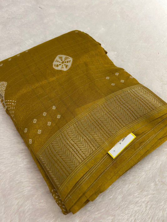 Tussar Chiffon