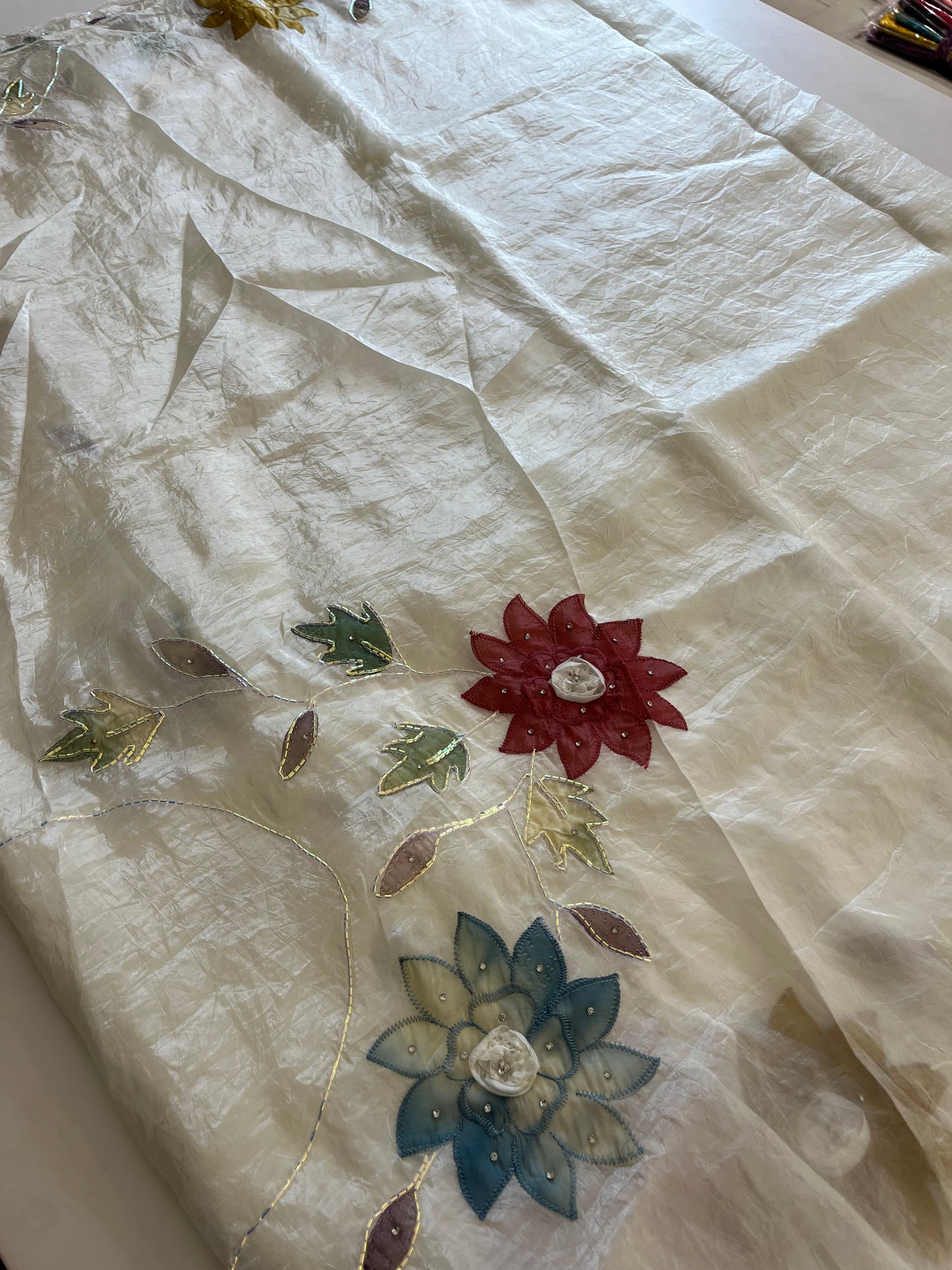 Buttersilk fancy saree