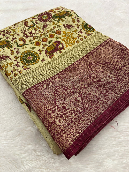 Tussar fancy