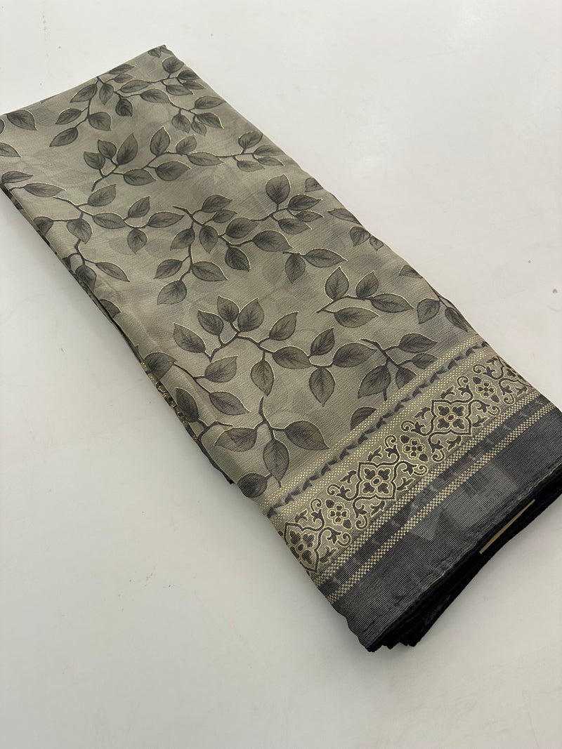 Brosso Fancy Leaf Printed-J18