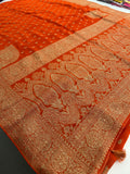 PURE VISCOSE CHIFFON SAREE-M20