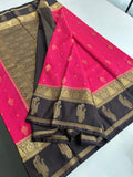 Semi Mysore Silk Saree-JU31