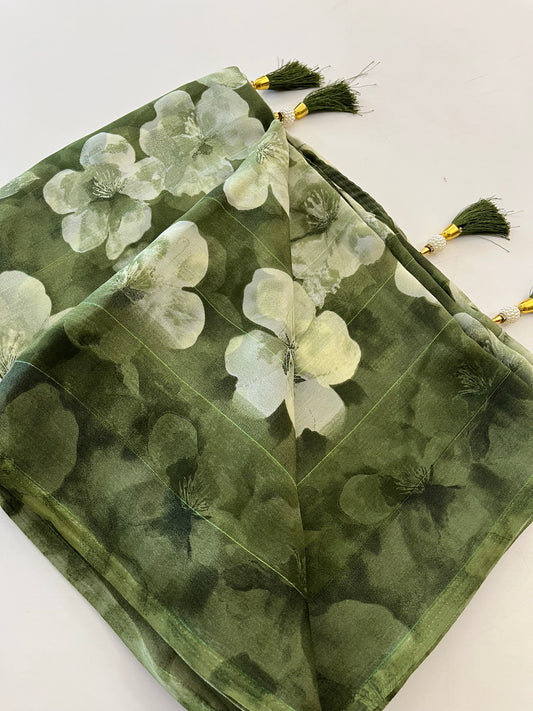 Floral chiffon
