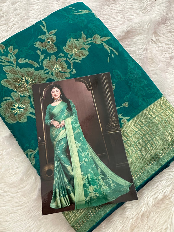 Brosso Fancy Saree New-JU3