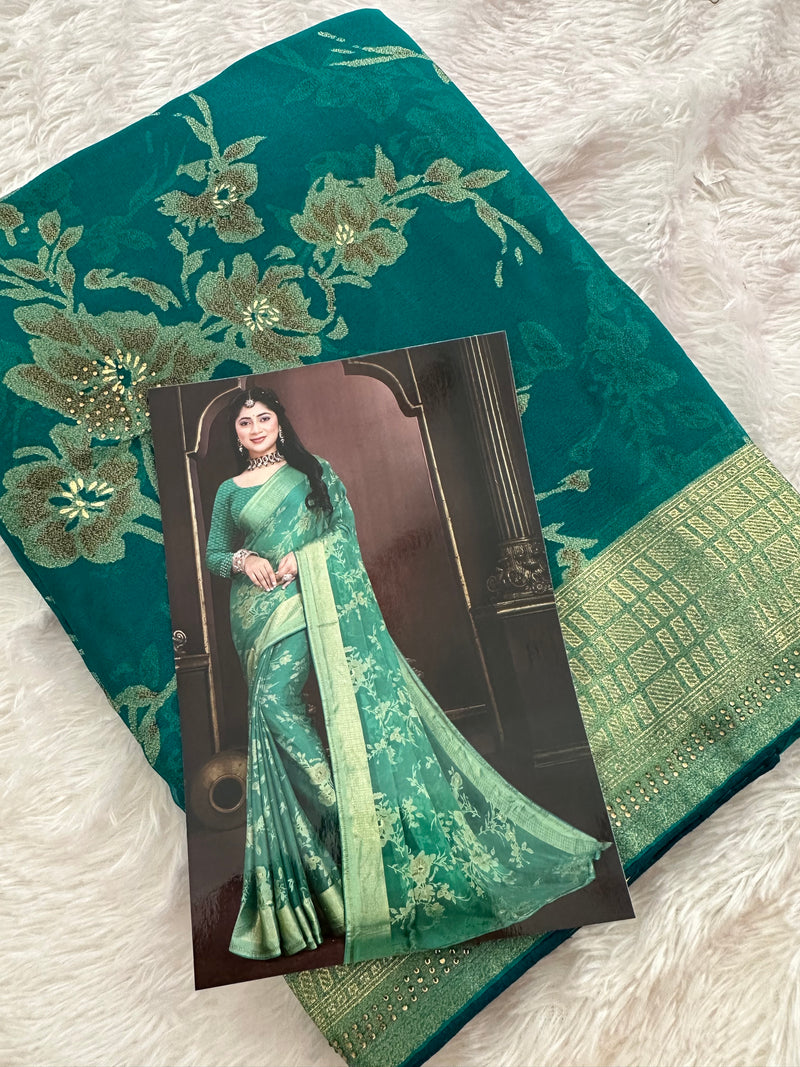 Brosso Fancy Saree New-JU3