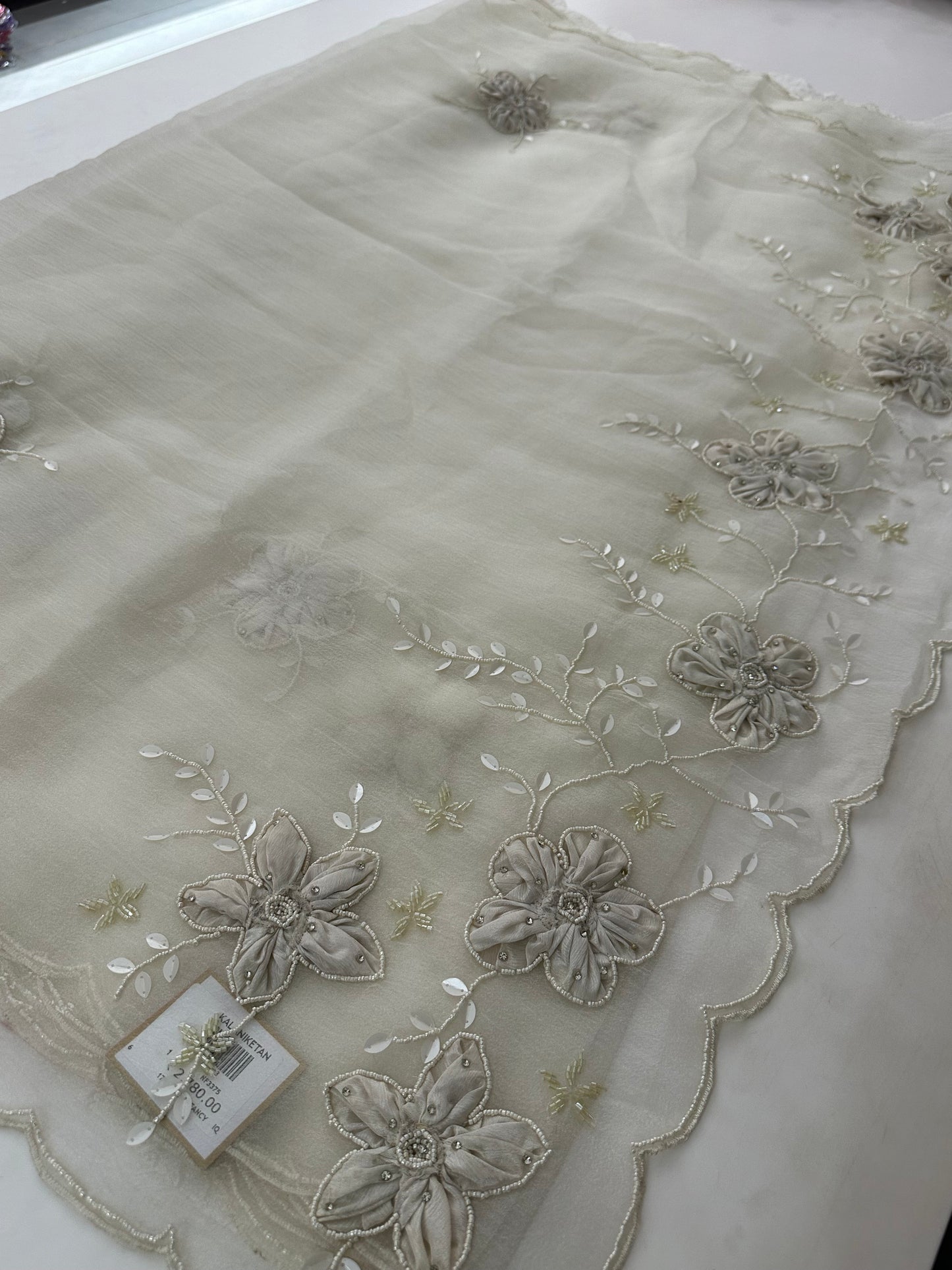 Organza Work Fancy Appliqué Work-M24