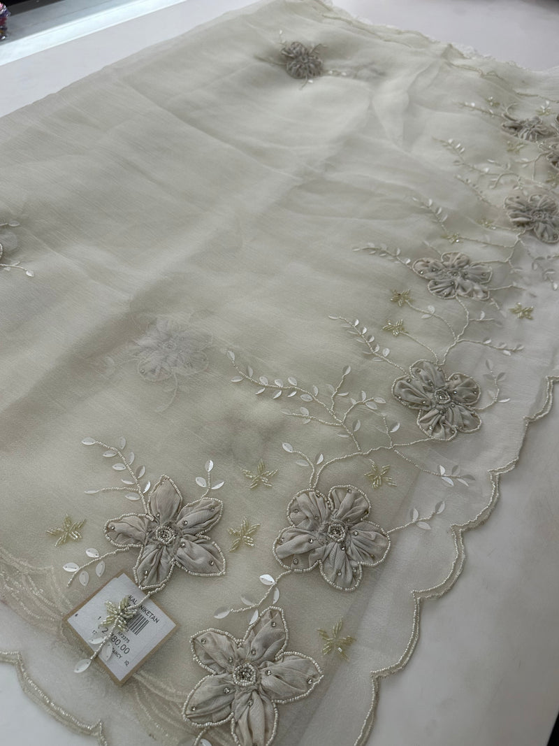 Organza Work Fancy Appliqué Work-M24