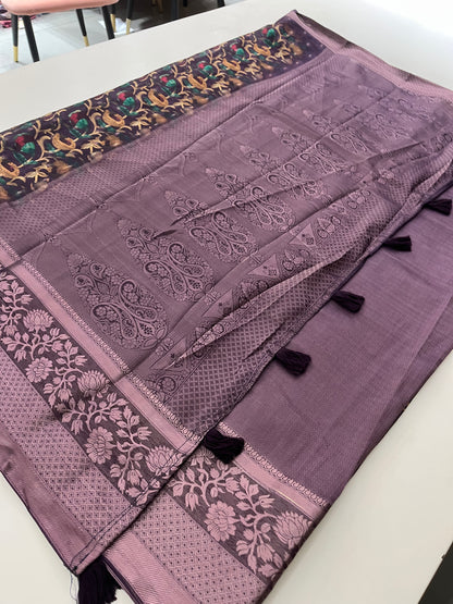 Premium printed Brosso Saree