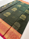 Semi Kanchi Silk Saree-J22