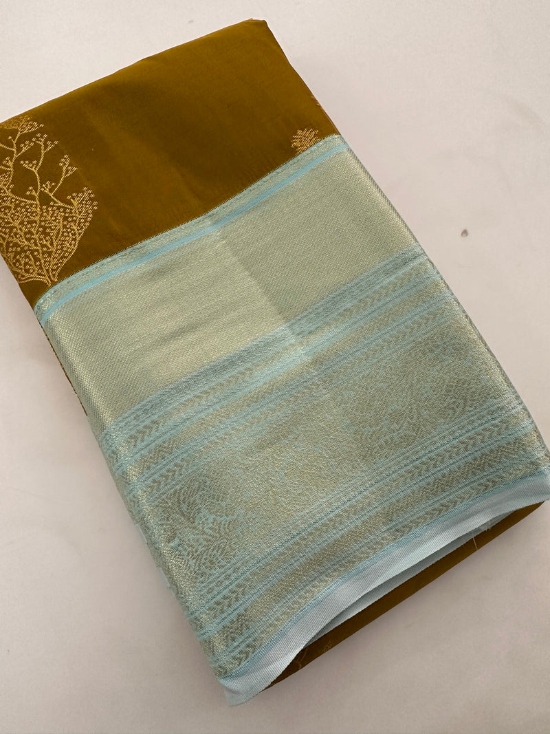 Semi Kanchi Silk Saree
