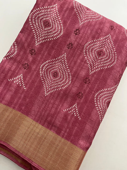 Ju11 Tussar Chiffon