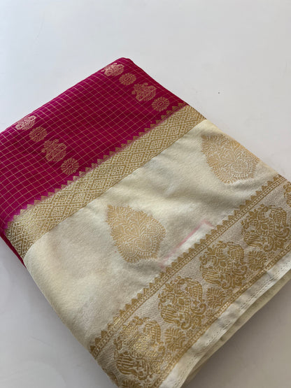 Banarasi crape fancy saree
