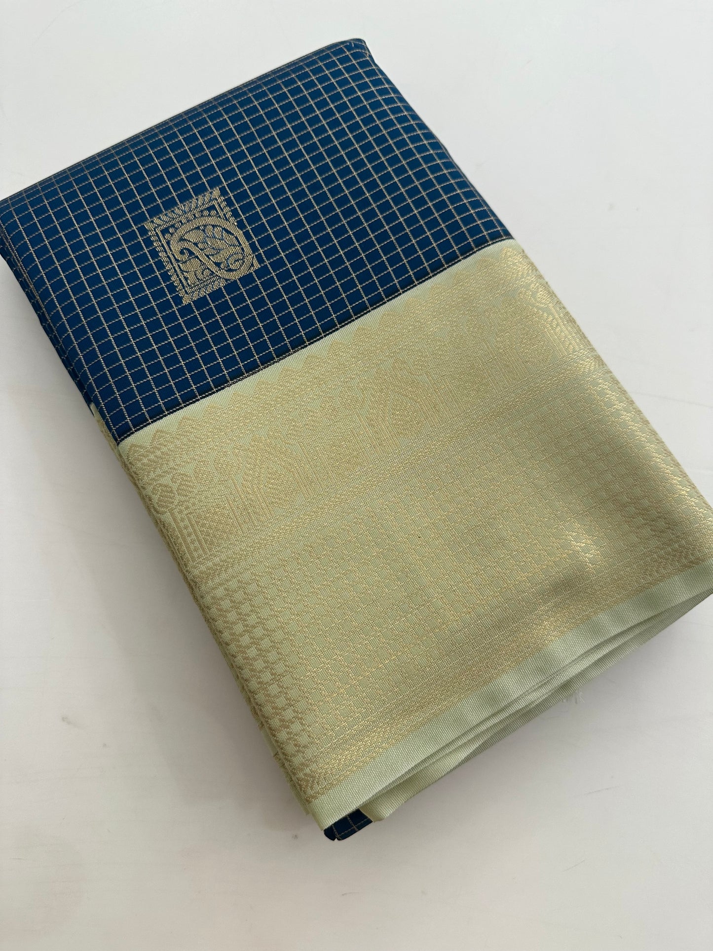 Semi Kanchi/Vegan Silk Saree-11